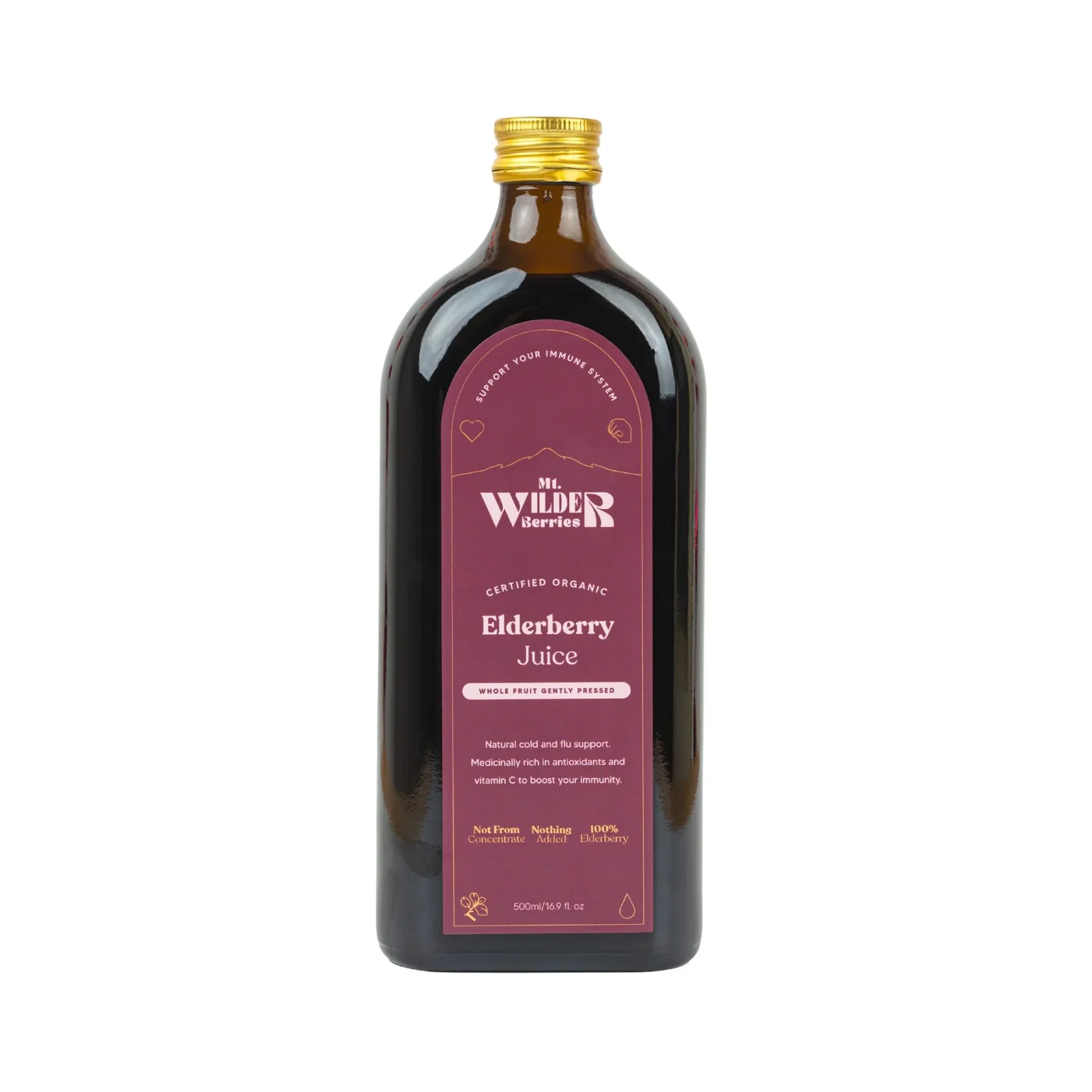 Image of Mt. Wilder Berries Organic Elderberry Juice 500ml