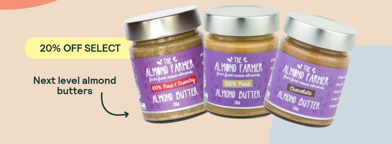 The Almond Farmer spreads 20% off