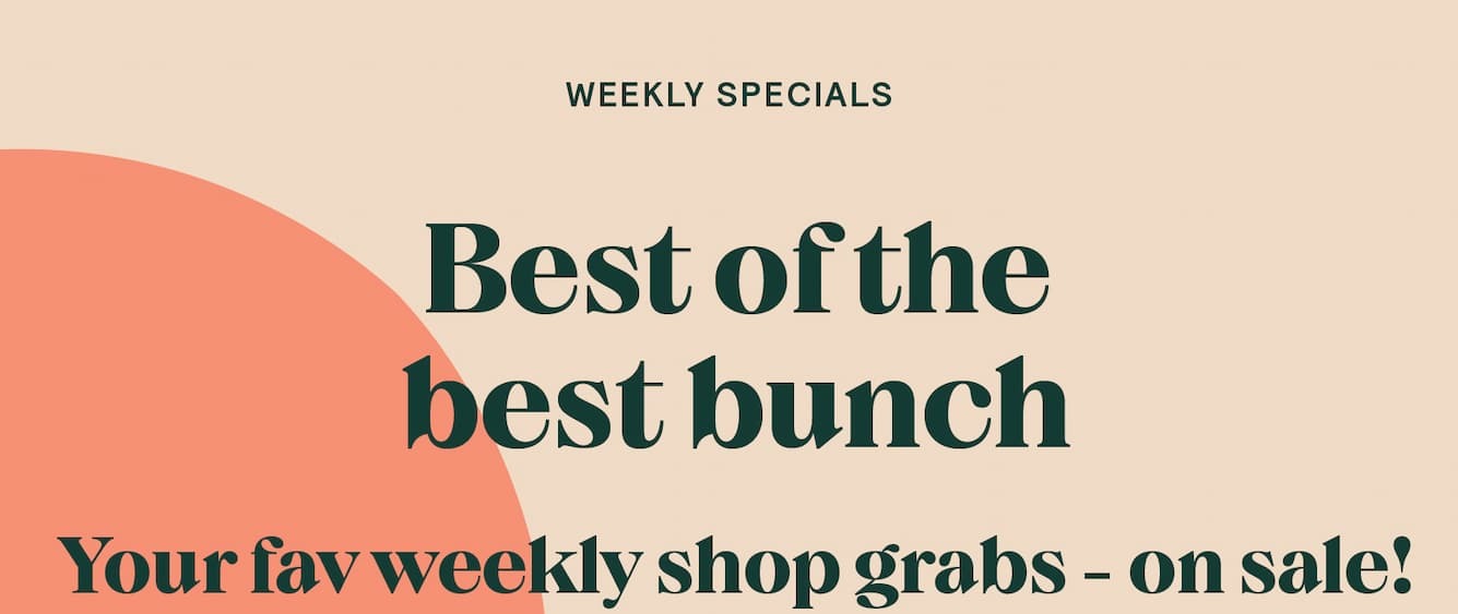 Save on the best of the bunch 