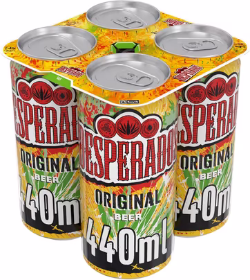 Desperados Tequila-Flavoured Beer, 5.9% ABV (4 x...