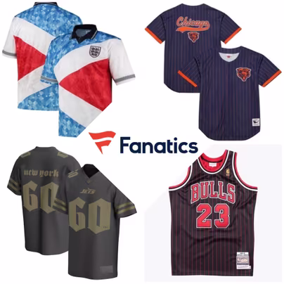 Up to 70% Off Fanatics Clearance Sale + Extra 15% Off With Code...
