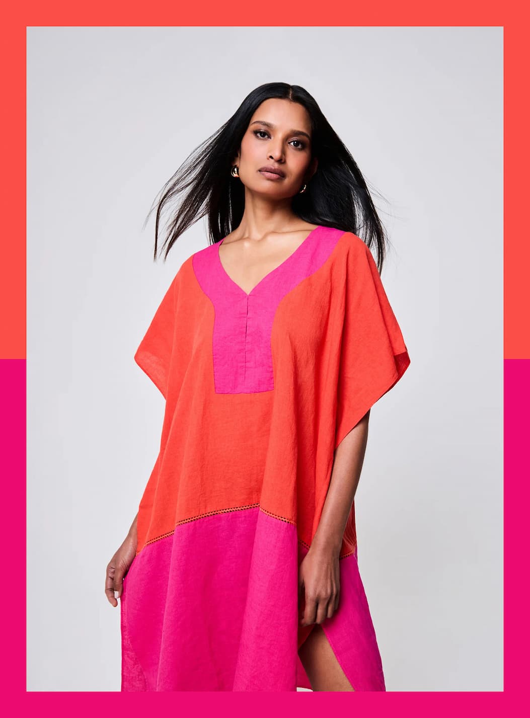 Colorblock Siesta Caftan