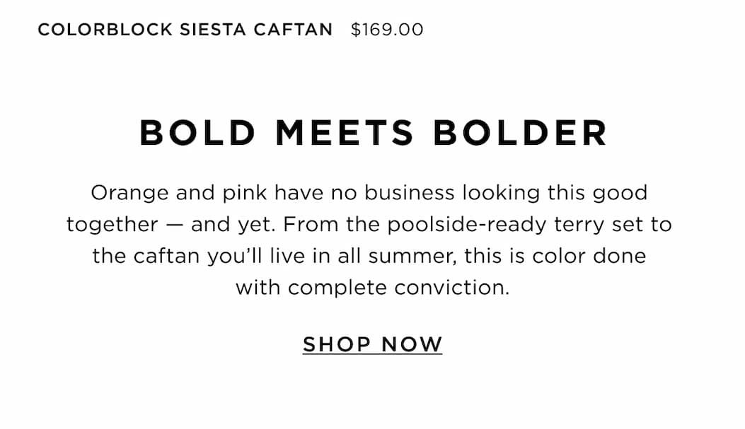 Colorblock Siesta Caftan