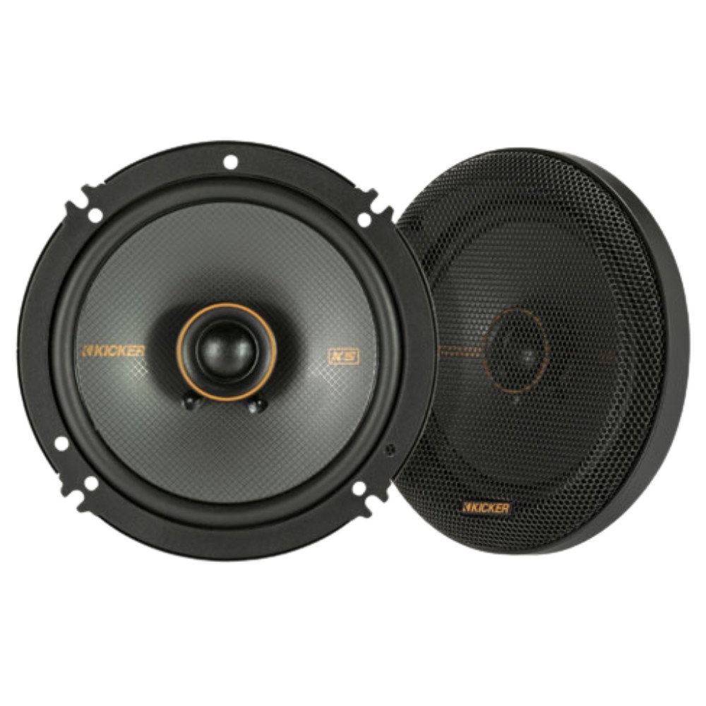 Image of Kicker KS-Series 51KSC6504 6.5" 2-Way Coaxial Speakers with High Power Handling
