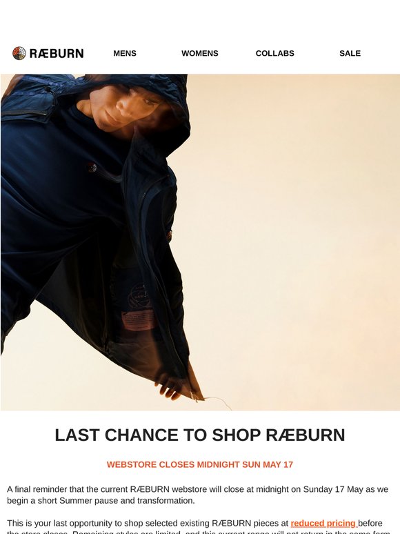 Last Chance Before the Webstore Closes