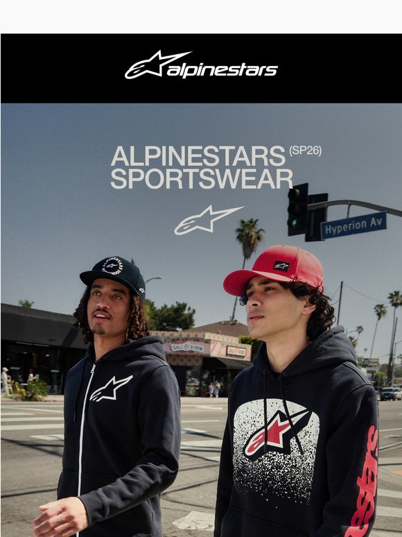 Gear up in the latest sportswear.