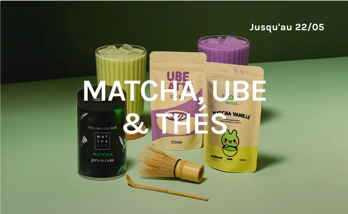 Matcha, Ube & Thés