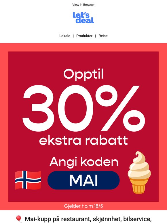 Prisfest før festdagen 🍰 Opptil 30% mer rabatt