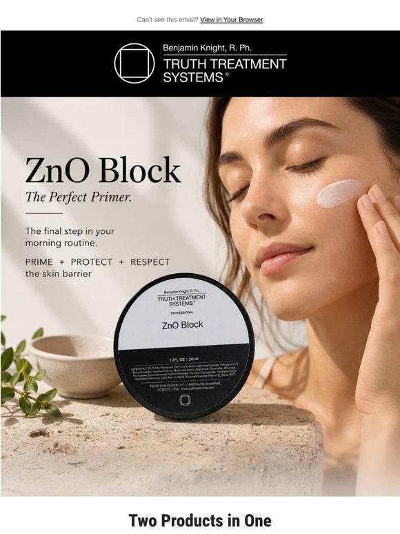 Prime your skin. Help protect your barrier.