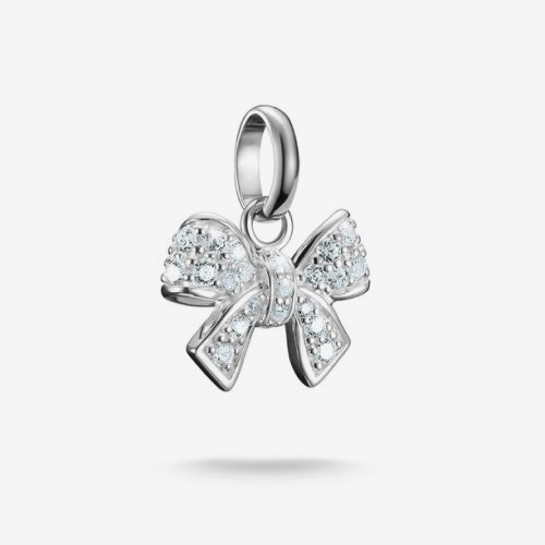 Thomas Sabo Charm Club Connect Sterling Silver Bow Charm