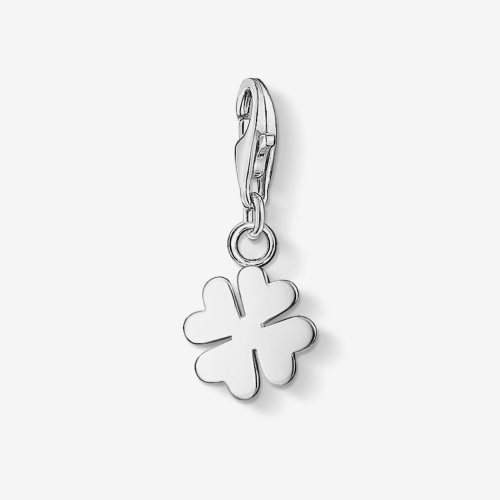 Thomas Sabo Women's Sterling Silver Cloverleaf Charm Pendant