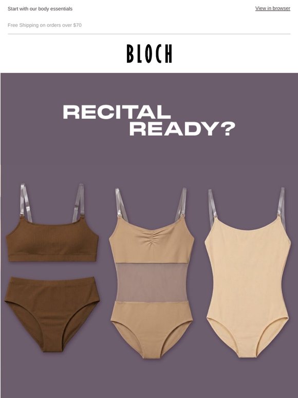 Recital ready | Dance underwear for stars