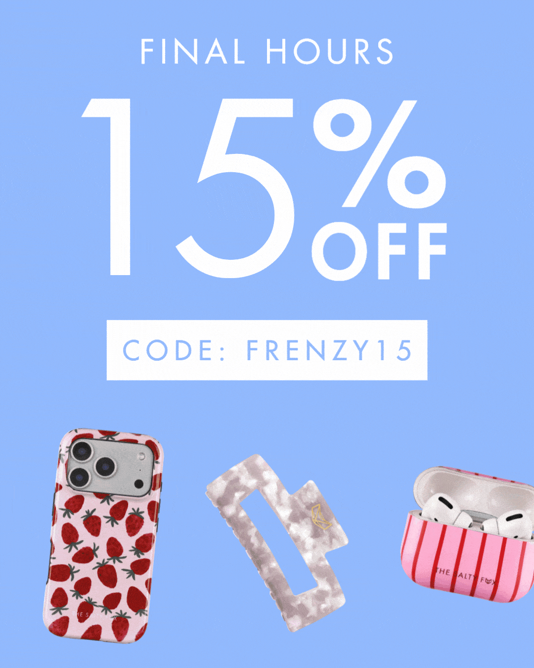 Final Hours: 15% Off {Code:FRENZY15}
