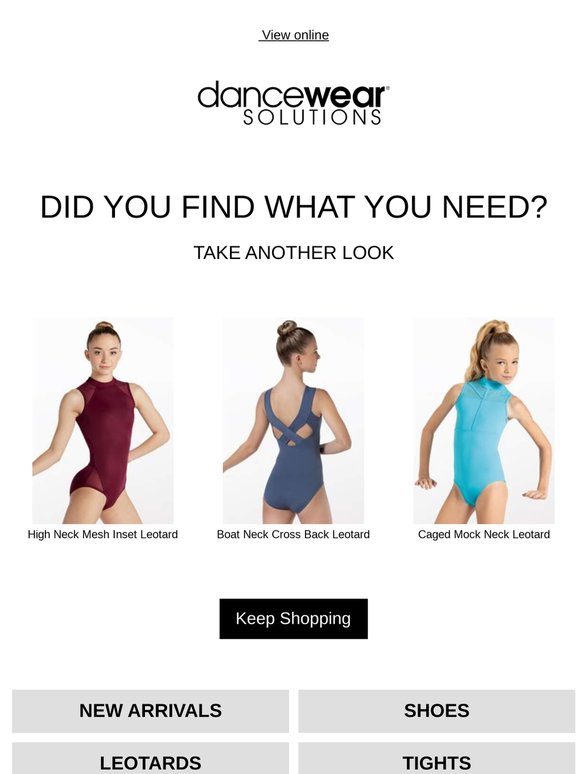 Still interested? Get the dancewear you need now