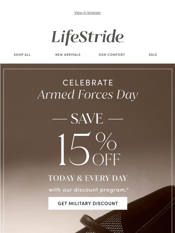 MILITARY MEMBERS: Get 15% off as a thank you🎖️
