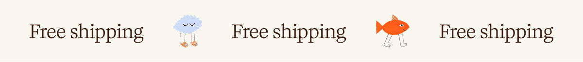 Free shipping on all orders!