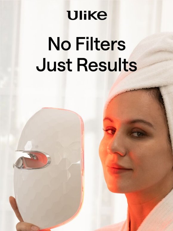 Real results. No filters. Meet Ulike Glow. ✨