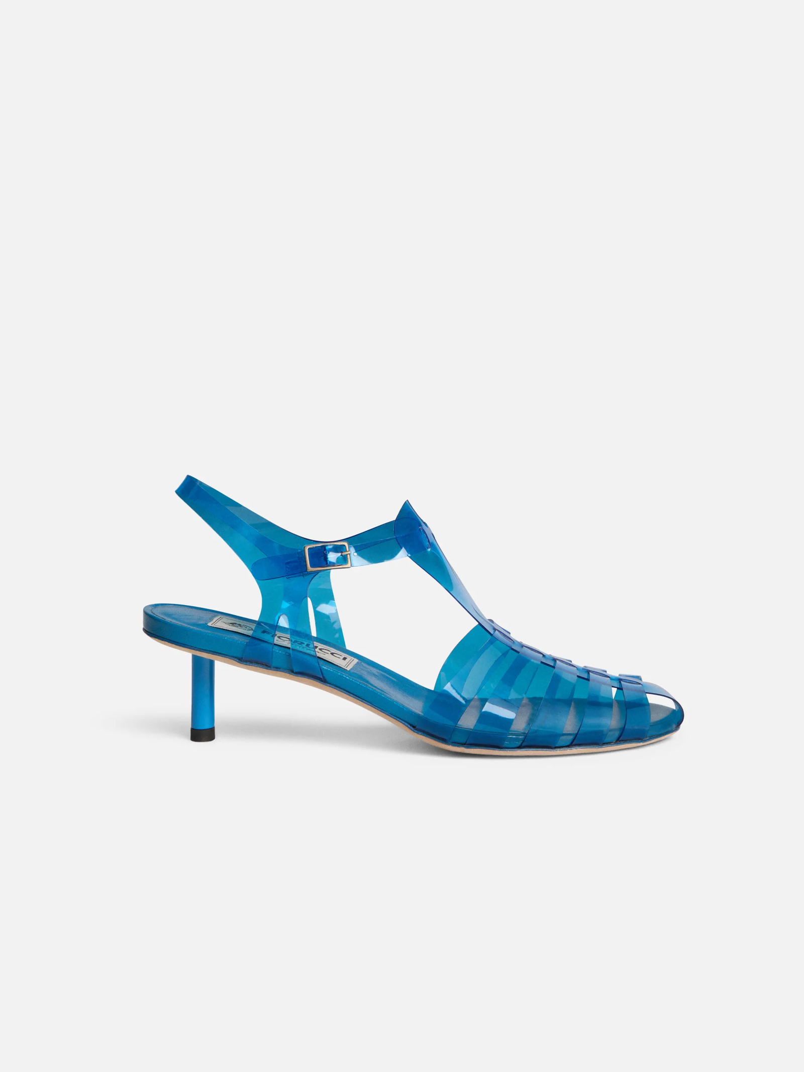 Blue Jelly KItten Heel
