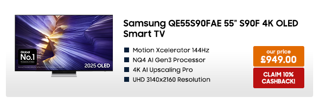 Samsung QE55S90FAE 55 inch S90F 4K OLED Smart TV