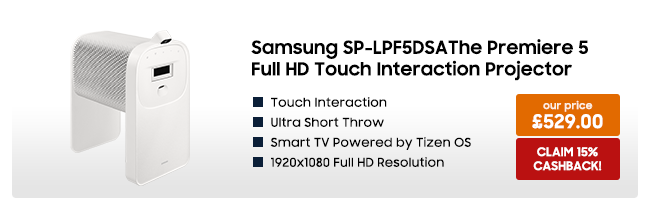 Samsung SP-LPF5DSAXXXU The Premiere 5 Full HD Touch Interaction Projector