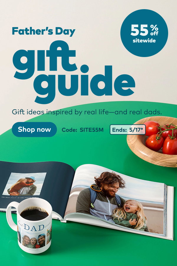 Father's Day Gift Guide. 55% off sitewide. Code: SITE55M. Ends: 5/17, see site for details. Shop now.