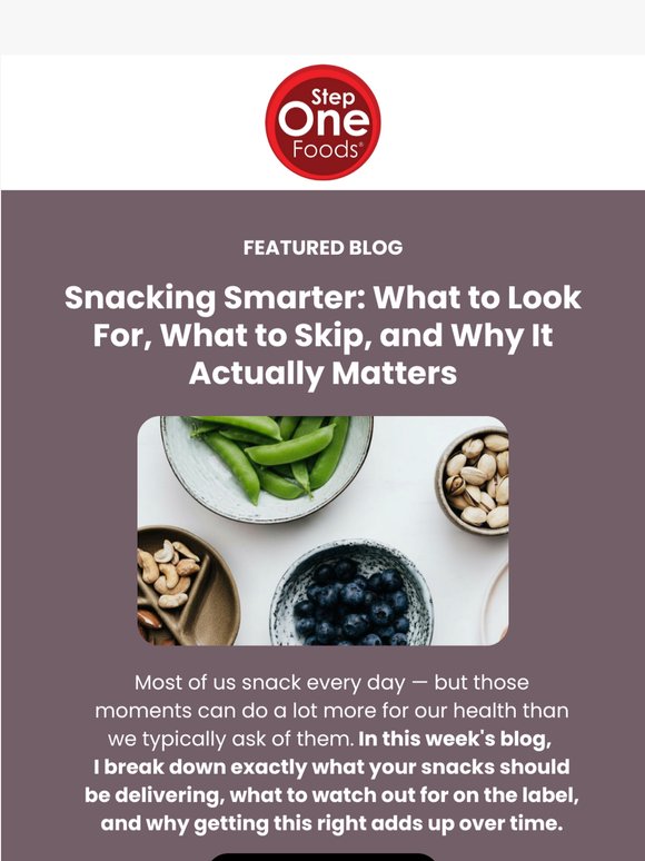 Your snack has more potential than you think