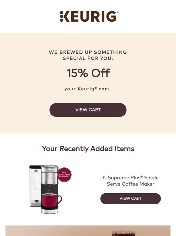 15% off a cart full of quality!