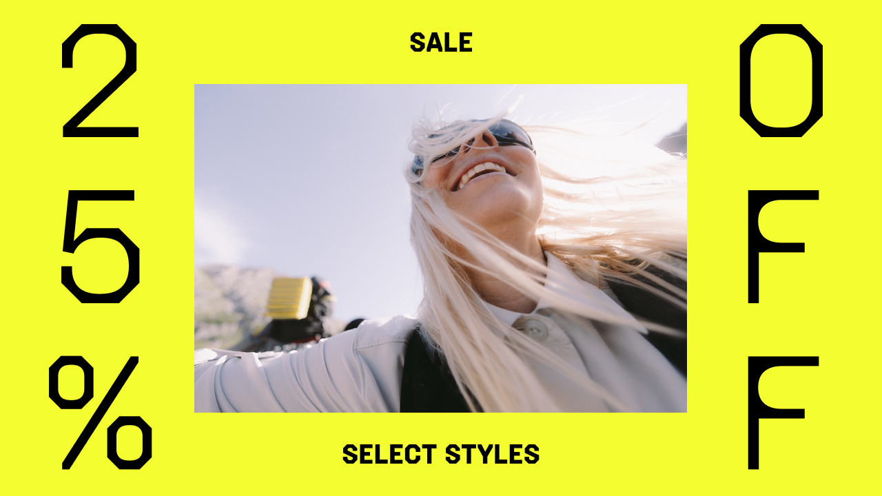 25% OFF SALE SELECT STYLES