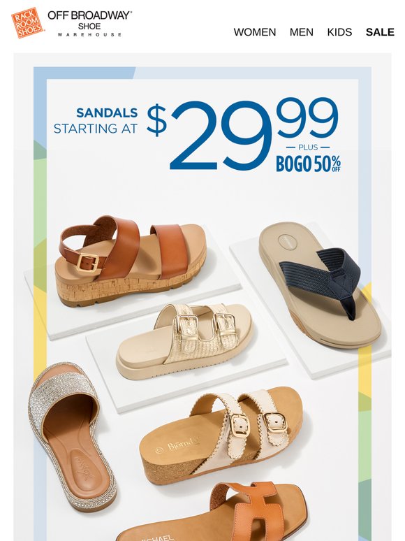 Oh Yes—It's $29.99 Sandals Season