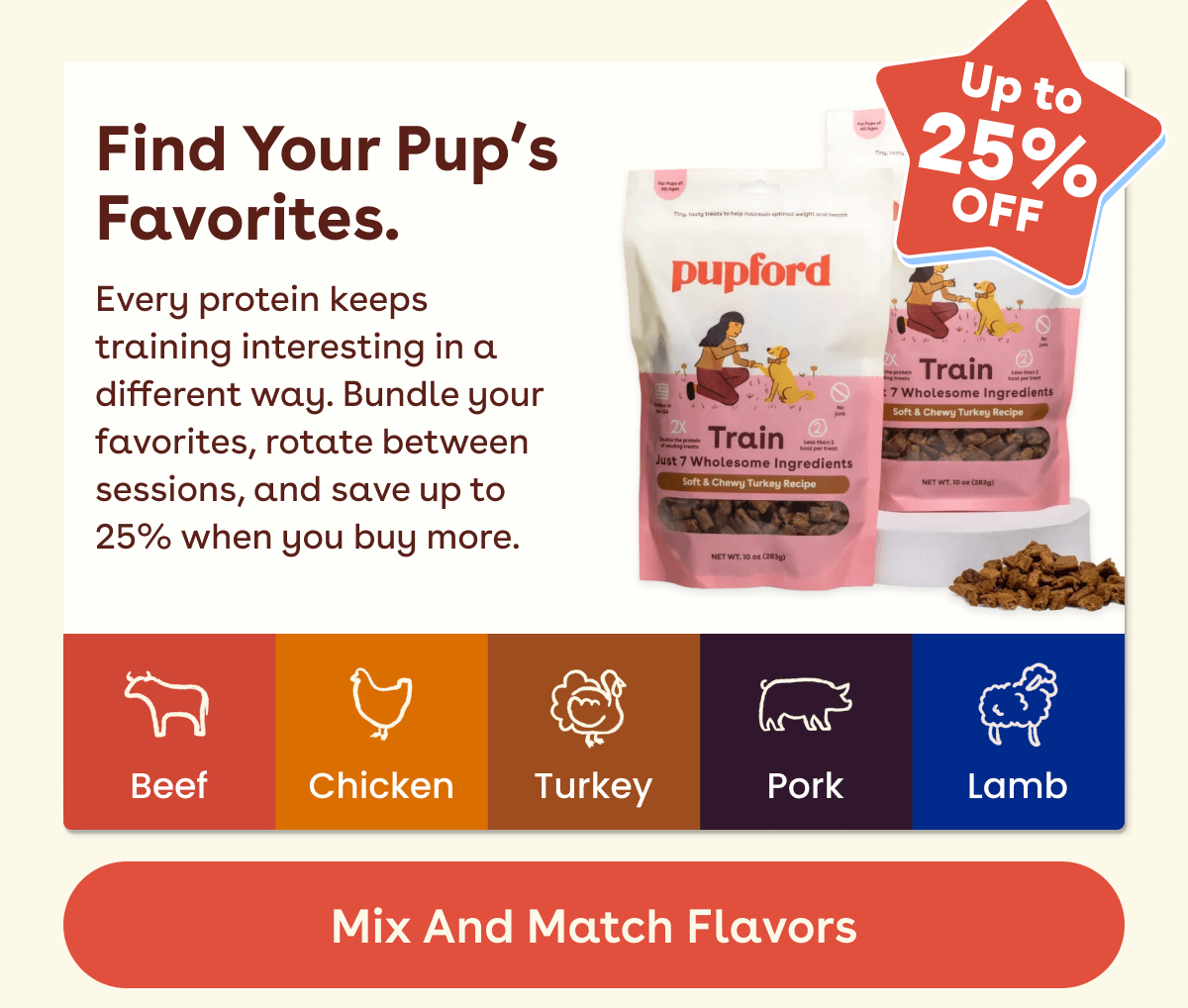 Find your pups favorite's