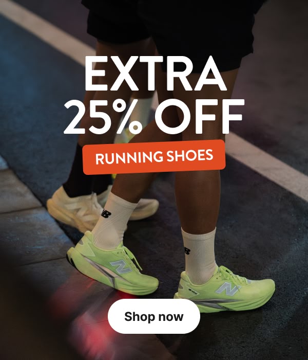 Extra 25% off running shoes with code EXTRA25.