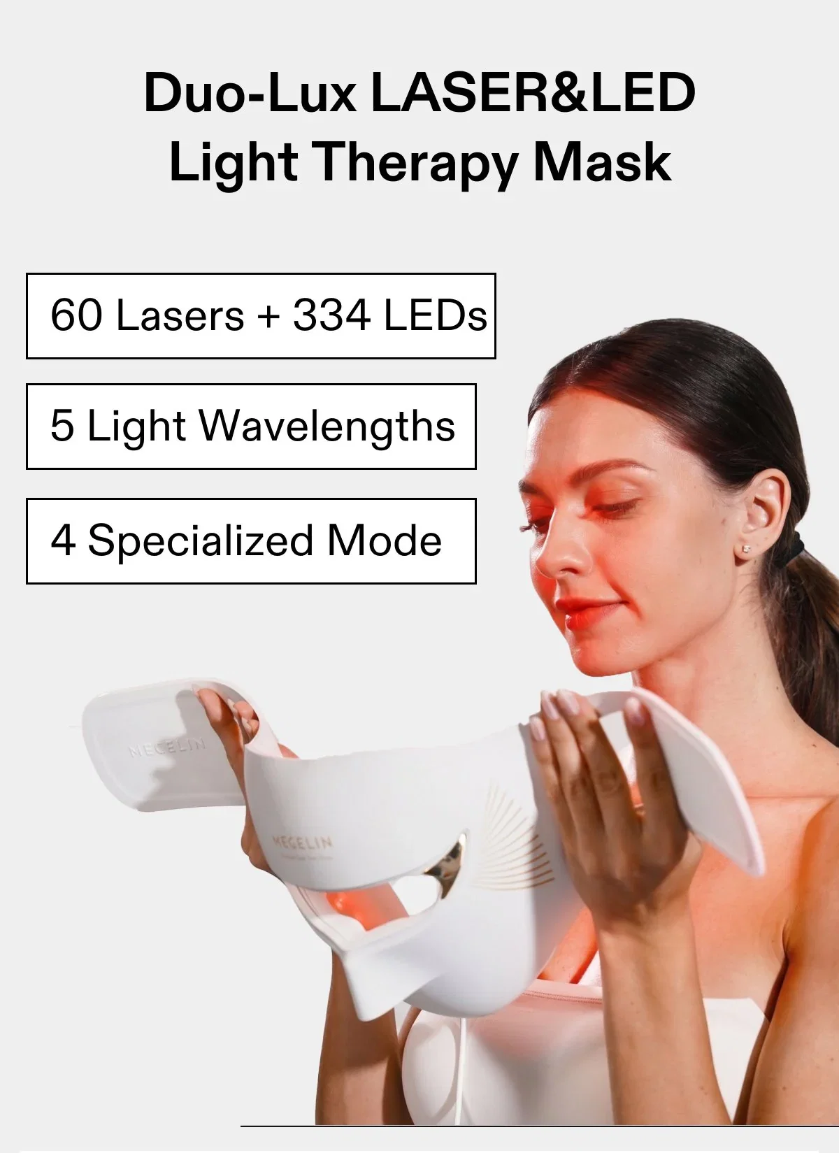 Duo-Lux Laser&LED Light Therapy Mask