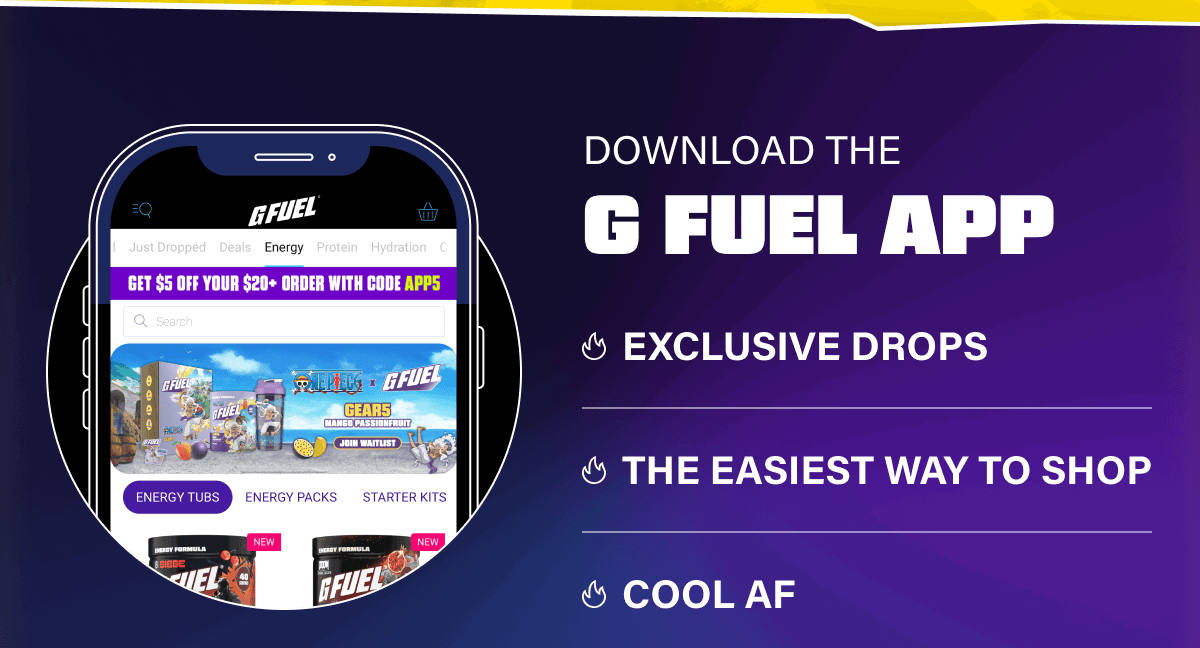 Download the G FUEL App