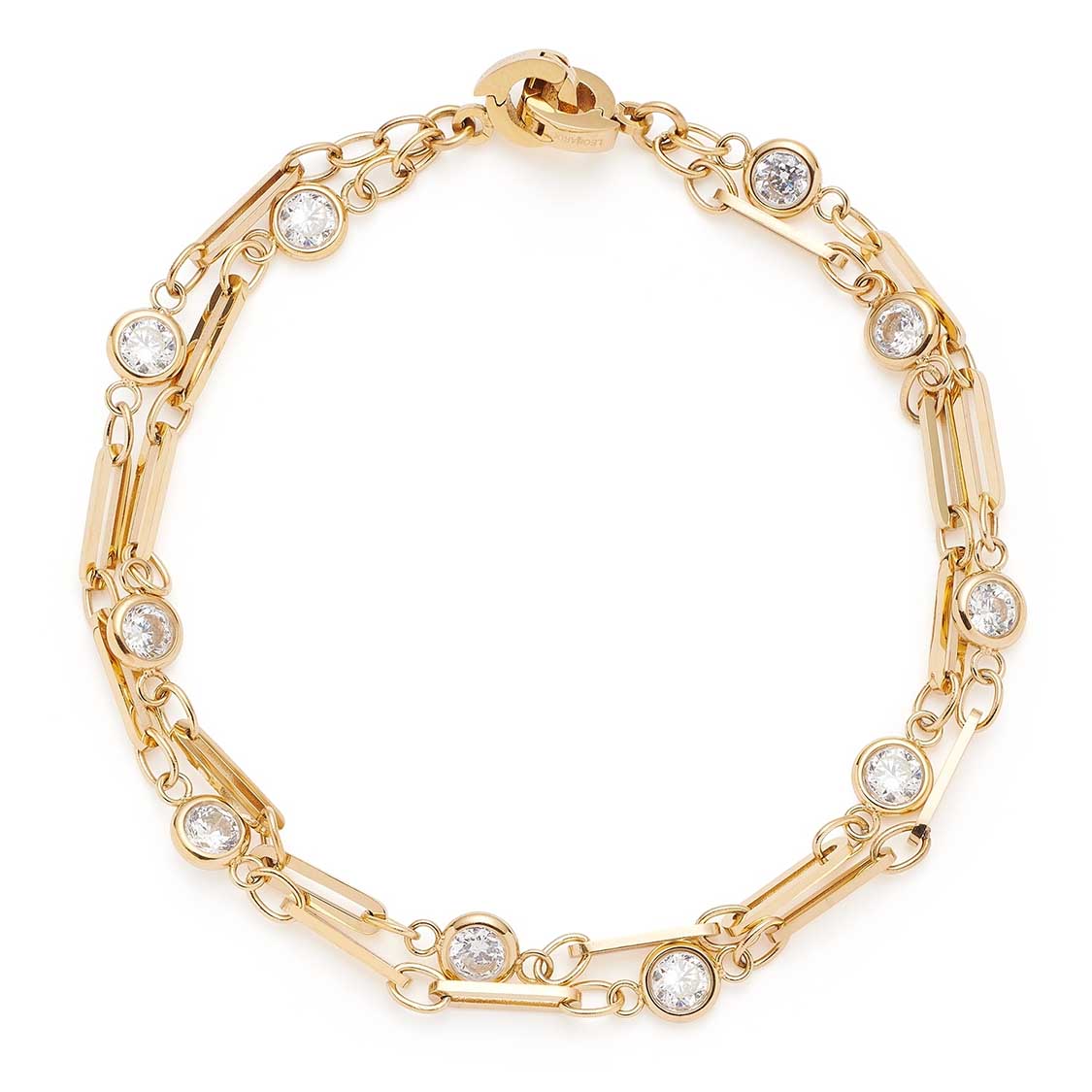 Image of Armband REBECCA gold Clip & Mix
