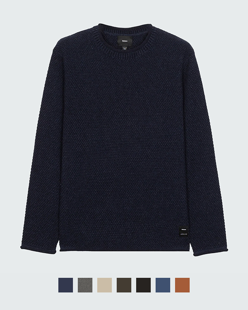 Men's Escall Crew Neck Knit Jumper