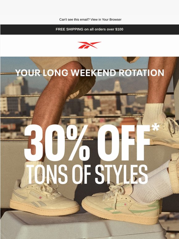 Take 30% Off Tons of Styles
