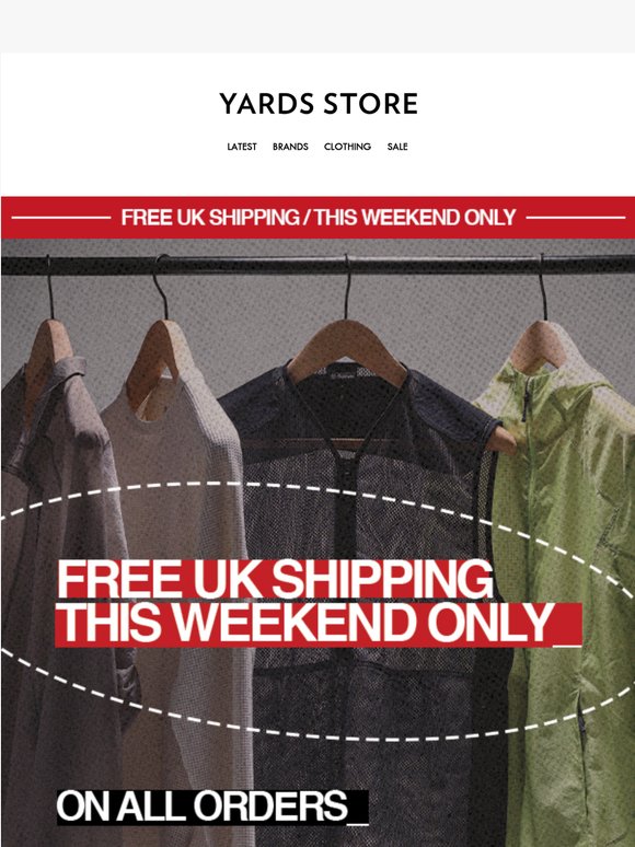 FREE UK Shipping | This Weekend Only!