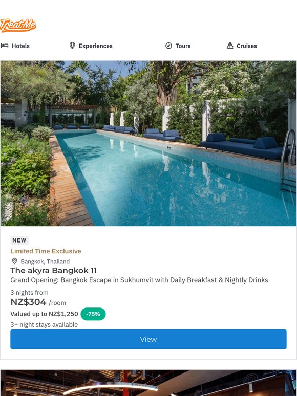 Grand Opening: Bangkok Escape w. Daily Breakfast & Nightly Drinks