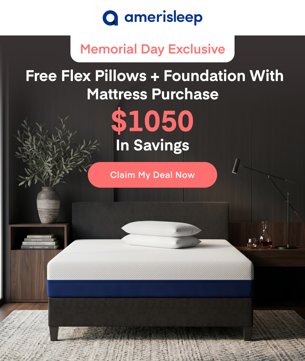 Memorial Day Exclusive Free Flex Pillows + Foundation With Mattress Purchase $1050 In Savings