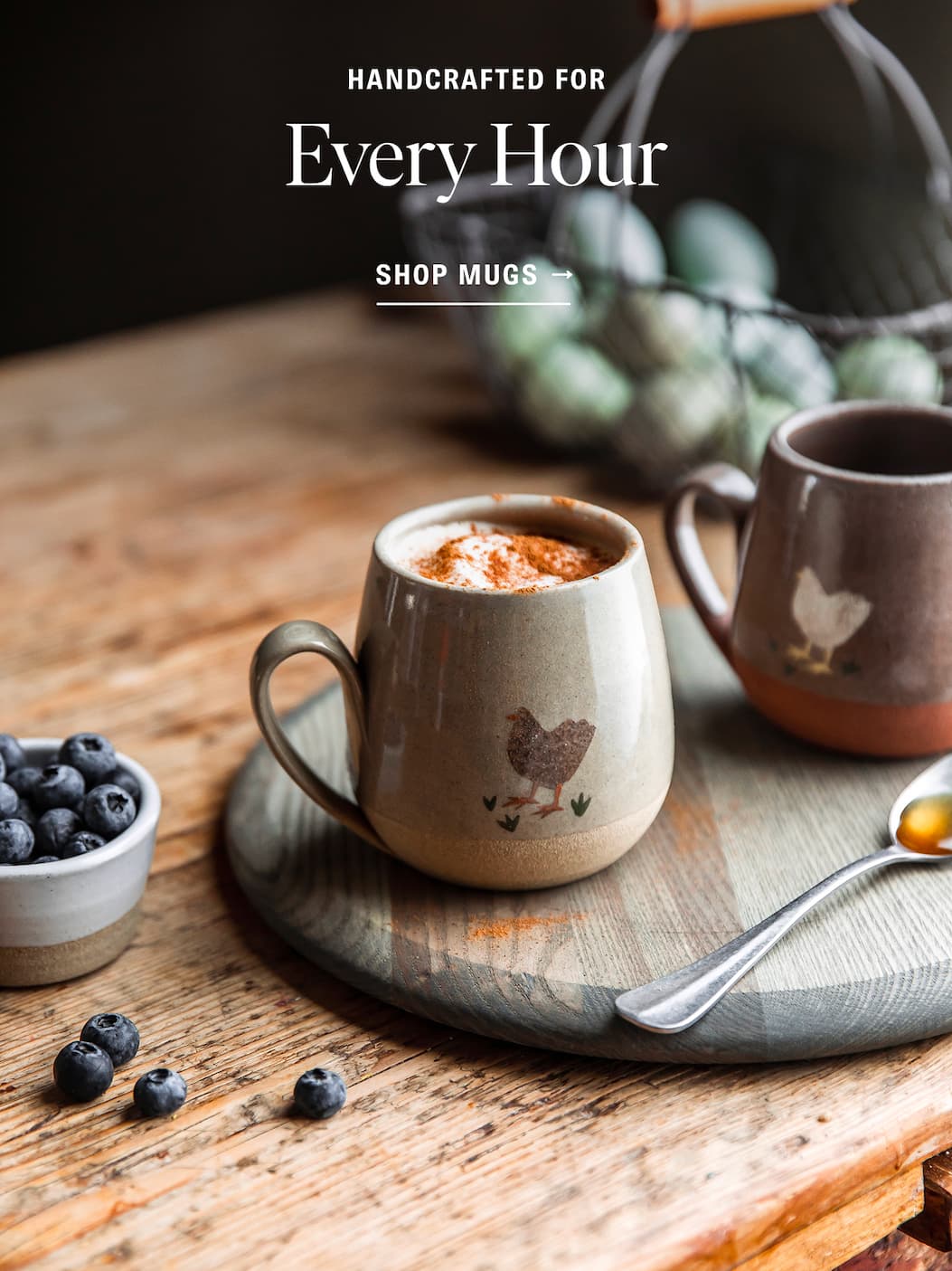 Handcrafted for Every Hour: Shop Mugs