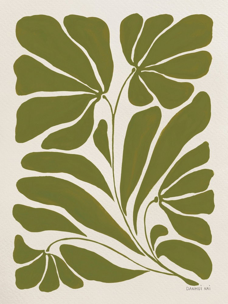 Blooming Joy II Green by Danhui Nai