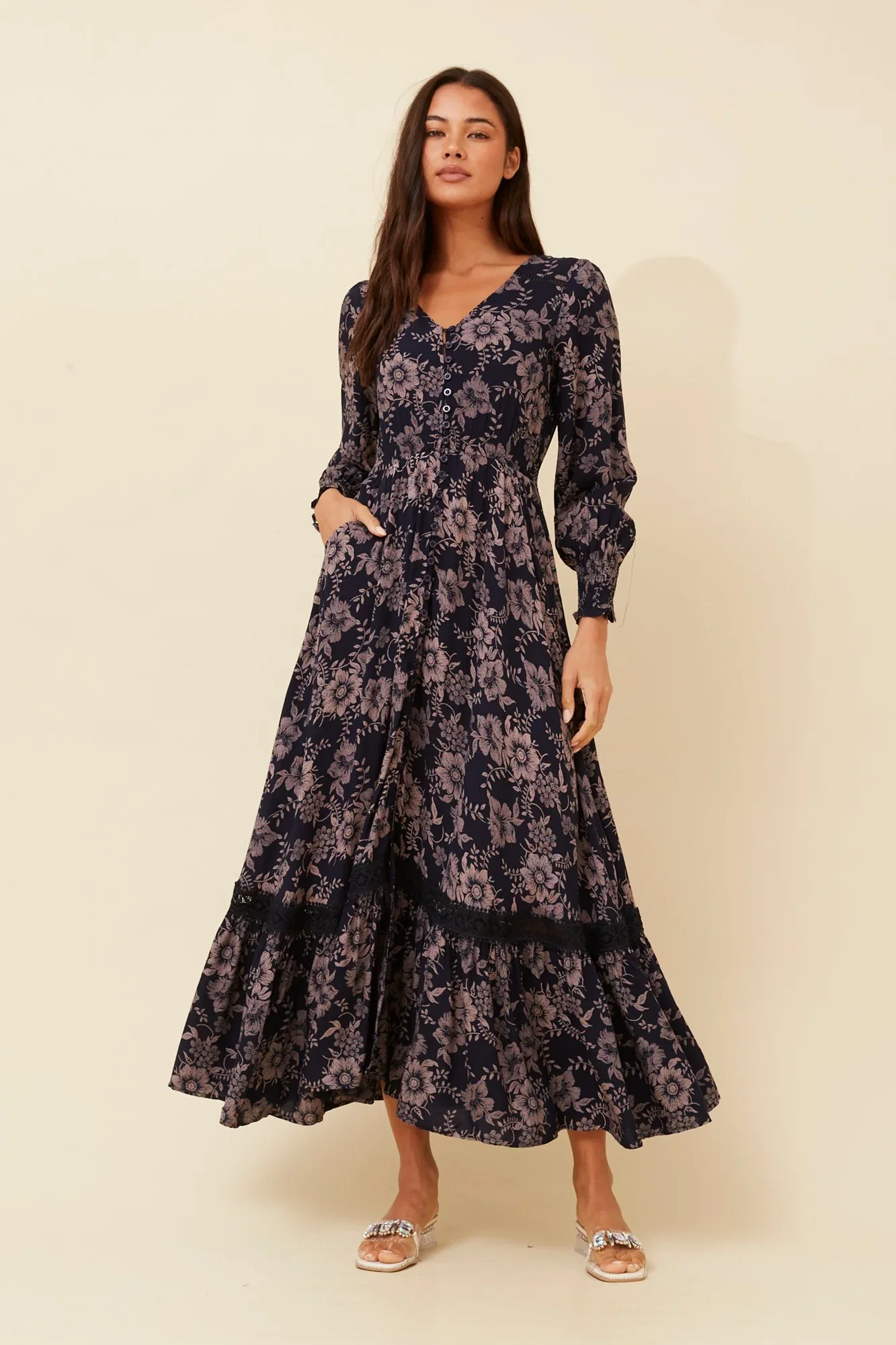 Image of MARRAKECH FLORAL MAXI DRESS