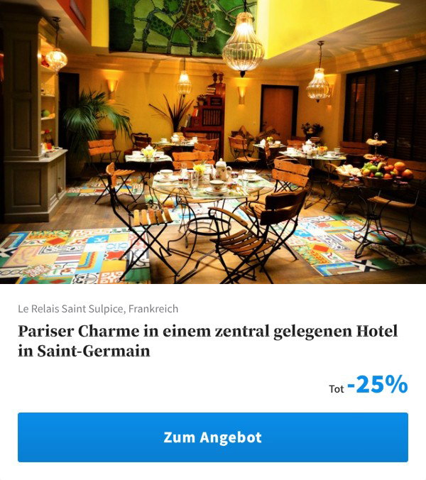 Pariser Charme in einem zentral gelegenen Hotel in Saint-Germain