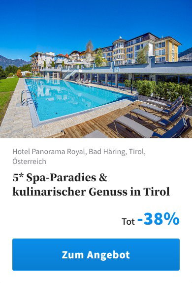 5* Spa-Paradies &amp;amp; kulinarischer Genuss in Tirol