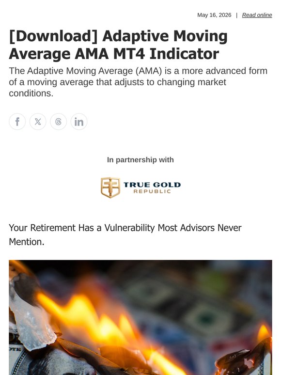 [Download] Adaptive Moving Average AMA MT4 Indicator