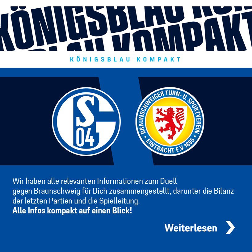 Königsblau Kompakt: Wir haben alle relevanten Informationen zum Duell gegen Braunschweig für Dich zusammengestellt, darunter die Bilanz der letzten Partien und die Spielleitung. Alle Infos kompakt auf einen Blick!