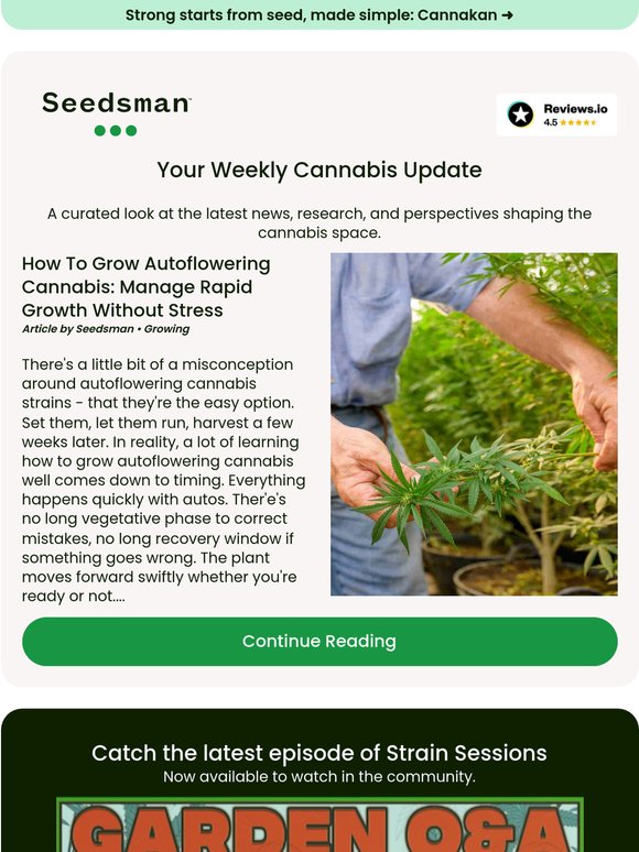Seedsman Newsletter