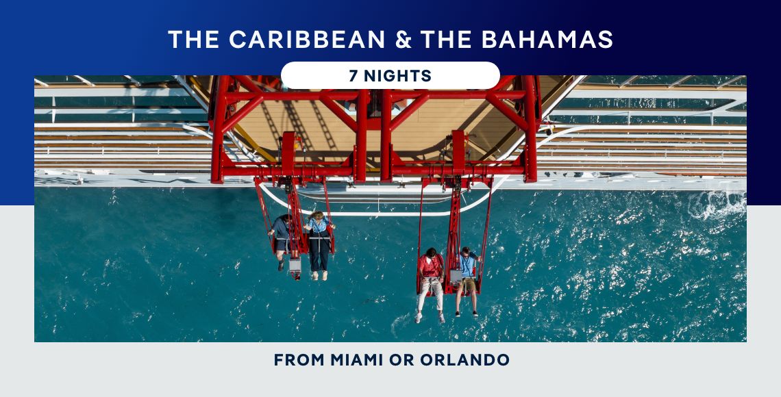 The Caribbean & The Bahamas – 7 Nights From Miami or Orlando (Port Canaveral) – Click to View Cruises & Book Now