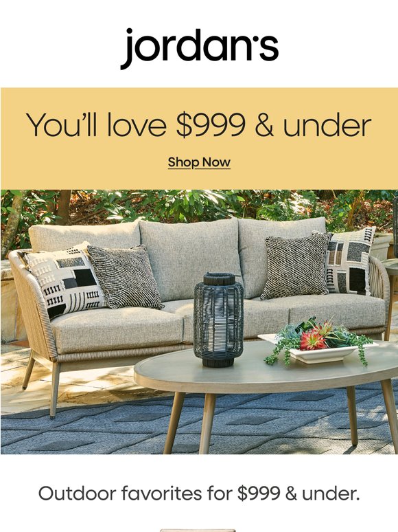 Outdoor favorites $999 & under — now 15% off!