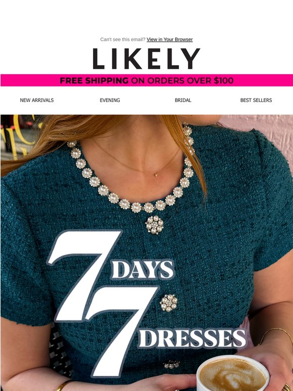 7 Dresses For 7 Days